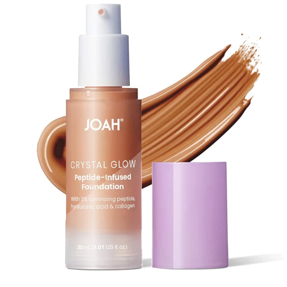 JOAH Crystal Glow Peptide-Infused Foundation Tan Neutral With Undertones TN080